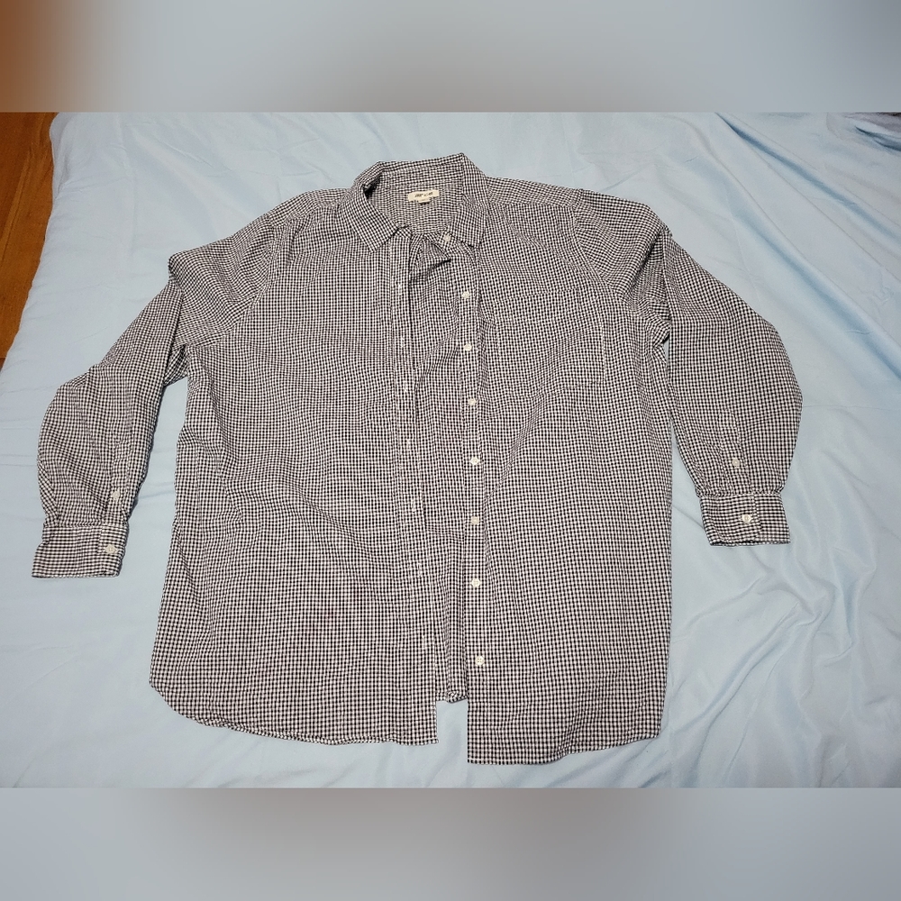 Goodthreads Seersucker Long sleeve button down XXL